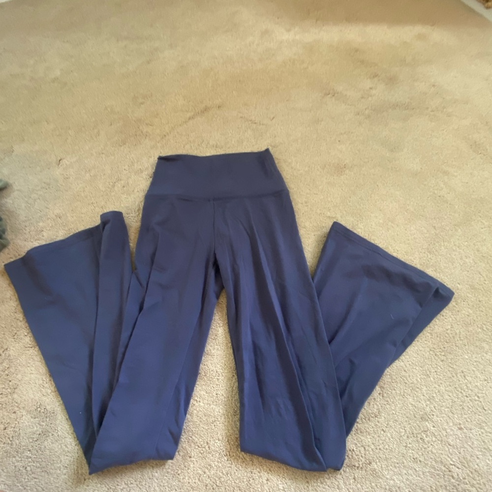 Offline by aerie OG high waisted flare leggings - blue